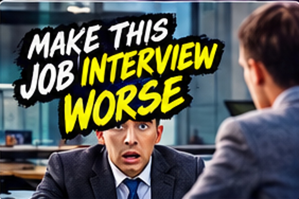 A ridiculous job interview staged as the opening side of a Slop Battle